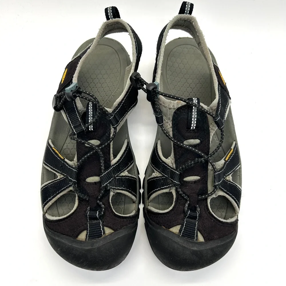 Keen Venice H2 Sandals Womens 11 Black Hiking Waterproof Gorpcore Trail Shoes
